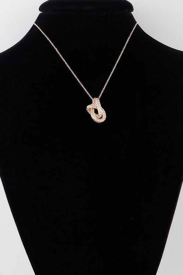 Braided Interweave Pendant Necklace - | SmartBuyApparel