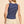 Button Detail Contrast Binding Stripe Tank Top - | SmartBuyApparel