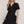 Button Down Side Bow Linen Effect Mini Dress - | SmartBuyApparel