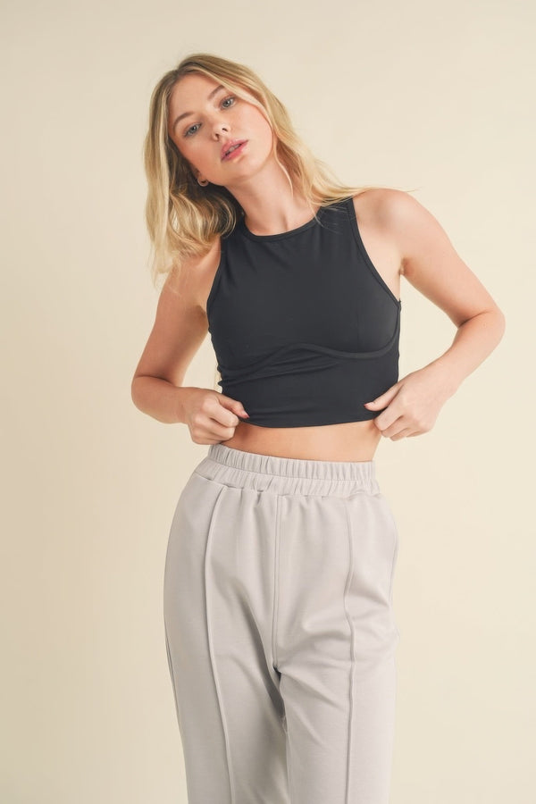 Corset - Inspired Cropped Tank Top - Women's top - SmartBuyApparel