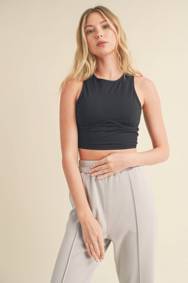 Corset - Inspired Cropped Tank Top - Women's top - SmartBuyApparel