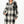 Hooded Plaid Coat - Coat - SmartBuyApparel