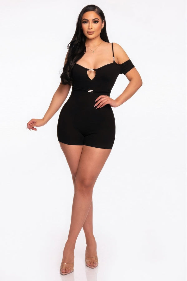 Infinity Off - shoulder Knitted Rompers - Romper - SmartBuyApparel