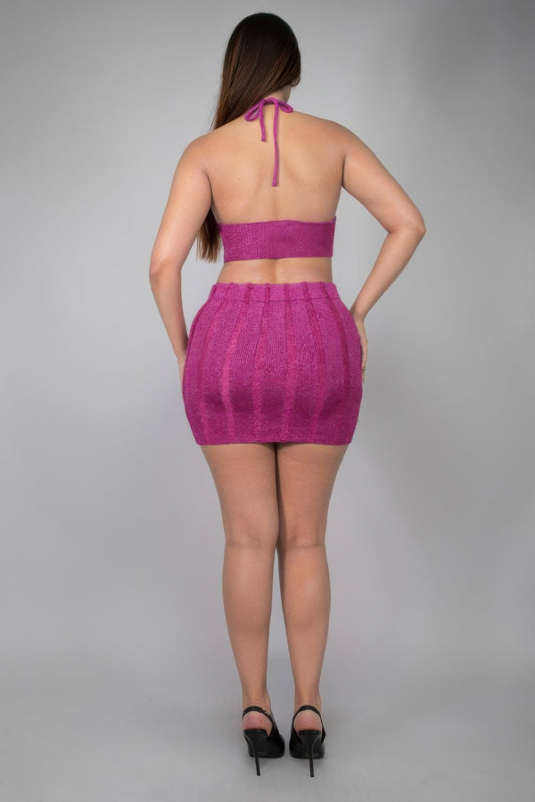 Lurex Two Piece Set - Women's set - SmartBuyApparel