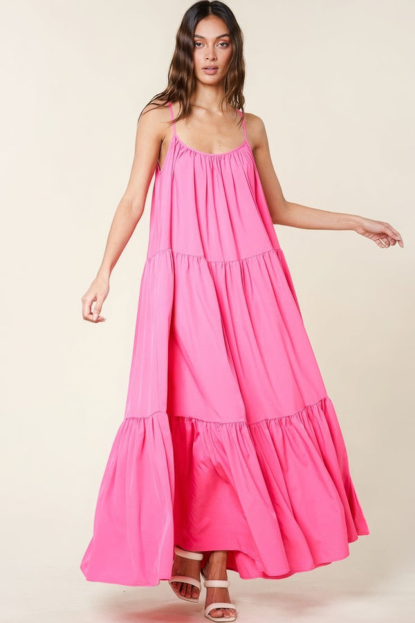Maxi Sun Dress With Pockets - | SmartBuyApparel