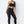 Mesh Strappy Adjustable Ruched Crop Top With Matching See Through Side Panel Leggings - Set - SmartBuyApparel