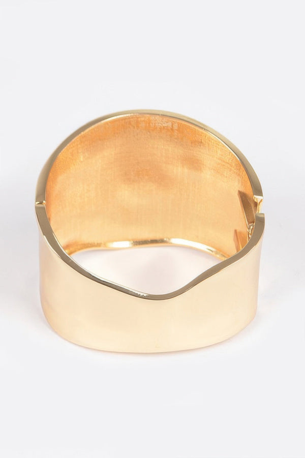 Metal Srping Hinge Cuff - | SmartBuyApparel