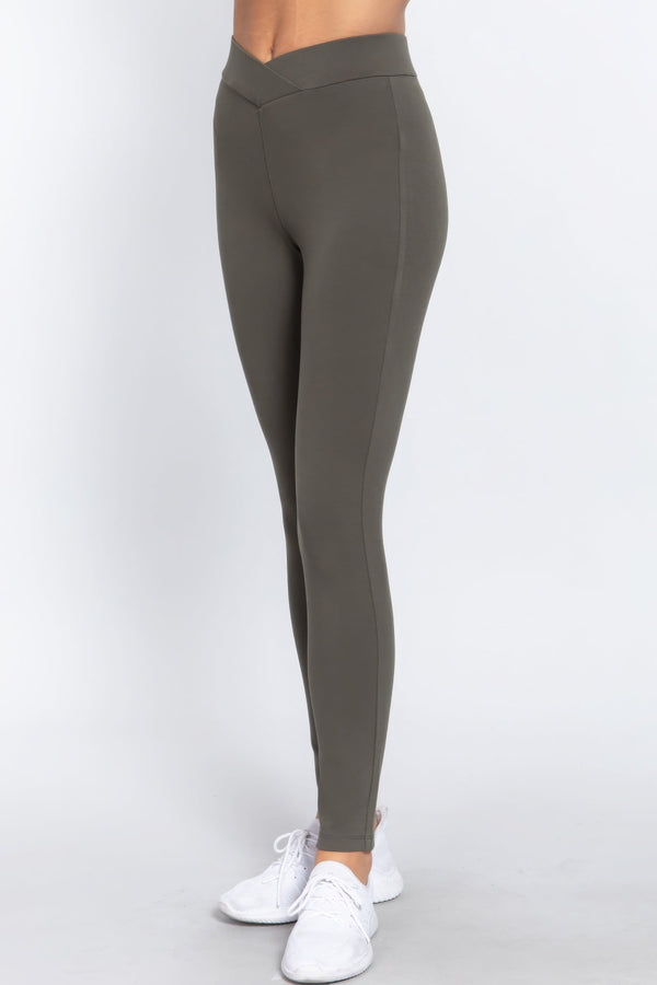 Mid - Rise Ponte Pants - Women's Pants - SmartBuyApparel