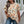 Plus Round Neck Floral Flounce Sleeve Loose Shirt - | SmartBuyApparel