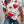 Plus Size Heart Print Ruffle Hem Sleeve Shirt - | SmartBuyApparel