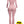 Plus Size Ribbed Pant Set With Slit Detail - | SmartBuyApparel