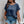 Plus Size Swiss Dot Solid Round Neck Loose Shirt - | SmartBuyApparel