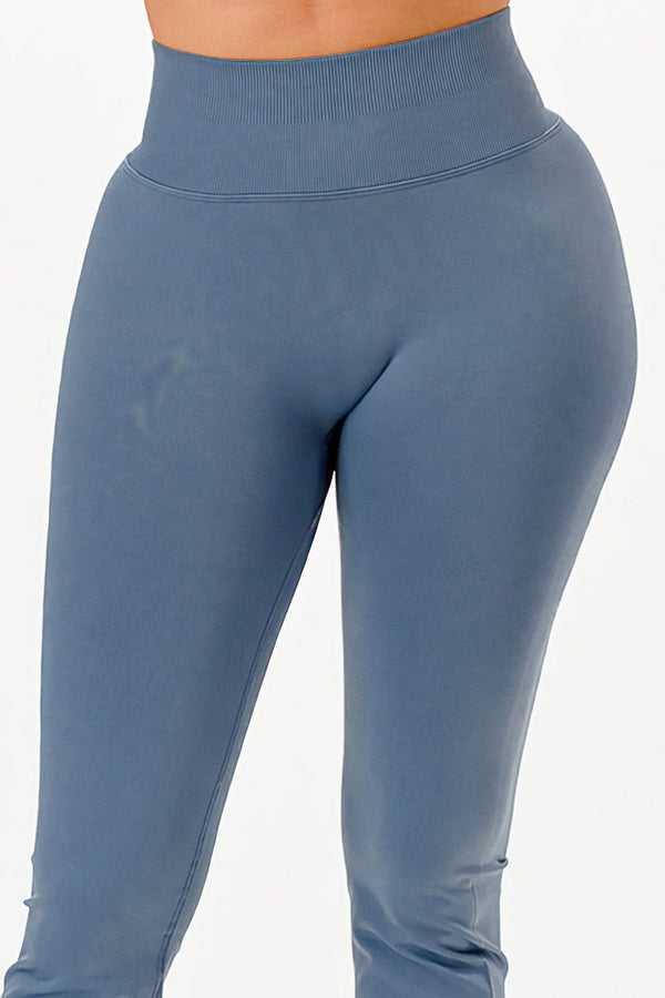 Premium Seamless Bell Bottom Work Out Flare Pants - | SmartBuyApparel