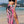 Printed Two Pieces Split Sheer Mesh Pants Swimsuit - | SmartBuyApparel