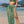 Printed Two Pieces Split Sheer Mesh Pants Swimsuit - | SmartBuyApparel