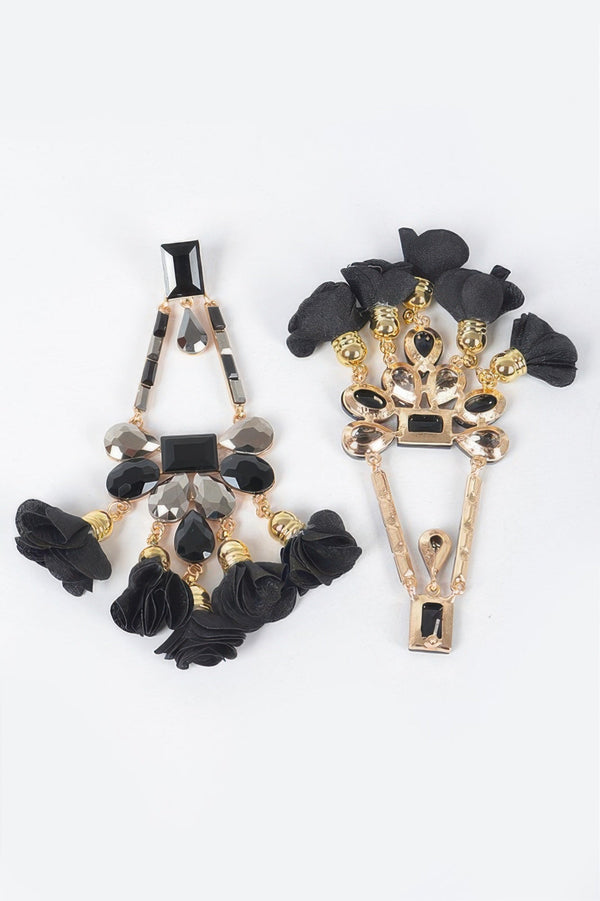 Rhinestone Party Drop Earring - | SmartBuyApparel