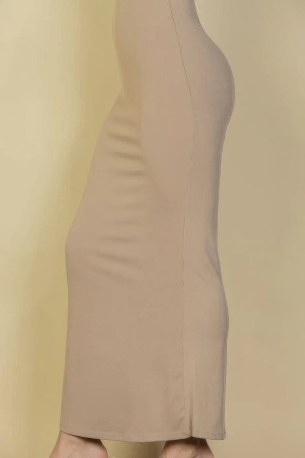 Ribbed Mermaid Hem Camisole Maxi Dress - Dress - SmartBuyApparel