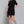 Roll Up Short Slv Straight Linen Effect Mini Dress - Dress - SmartBuyApparel