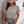 Round Neck Allover Print Ruffle Sleeves Loose Top - | SmartBuyApparel