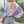 Round Neck Tie Dye Long Balloon Sleeve Top - | SmartBuyApparel