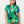 Satin Dolman Print Button Down Top And Shorts Set - Women's set - SmartBuyApparel