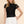 Short Cap Slv High Neck 2 Ply Mesh Top - Top - SmartBuyApparel