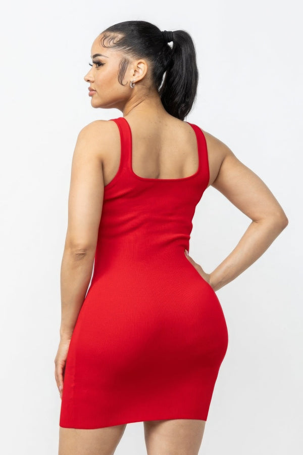 Sleeveless Mini Dress - Dress - SmartBuyApparel
