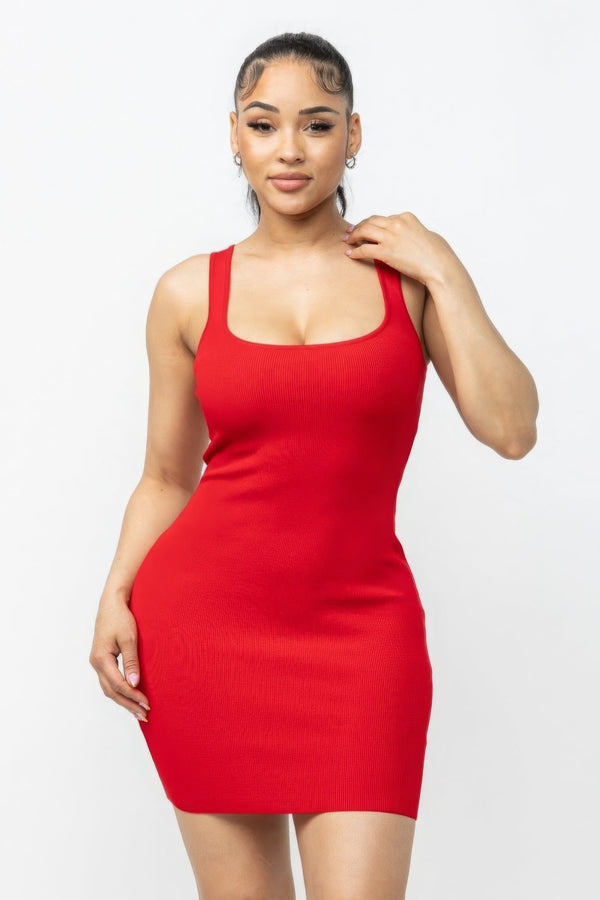 Sleeveless Mini Dress - Dress - SmartBuyApparel