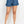 Smocked Waist Ruffled Denim Shorts - | SmartBuyApparel