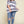 Stripe Printed Pleated Blouse Featuring A Boat Neckline And 1/2 Sleeves - Women's Blouse - SmartBuyApparel