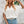 Swiss Dot V Neck Loose Half Sleeve Blouse - | SmartBuyApparel