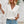 Swiss Dot V Neck Loose Half Sleeve Blouse - | SmartBuyApparel